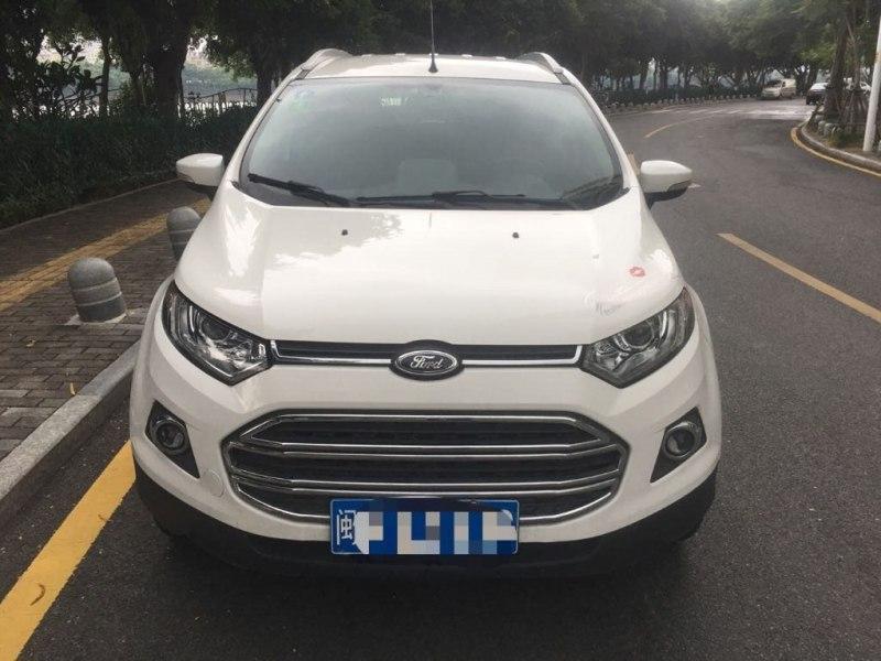 泉州2015年5月福特翼搏2013款15l手动舒适型白色手动挡