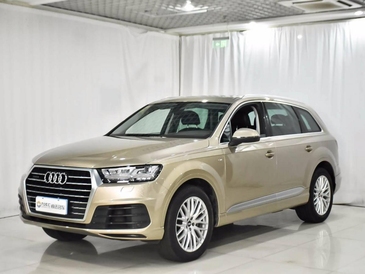 上海2018年1月奥迪奥迪q72018款45tfsisline运动型香槟色自动档