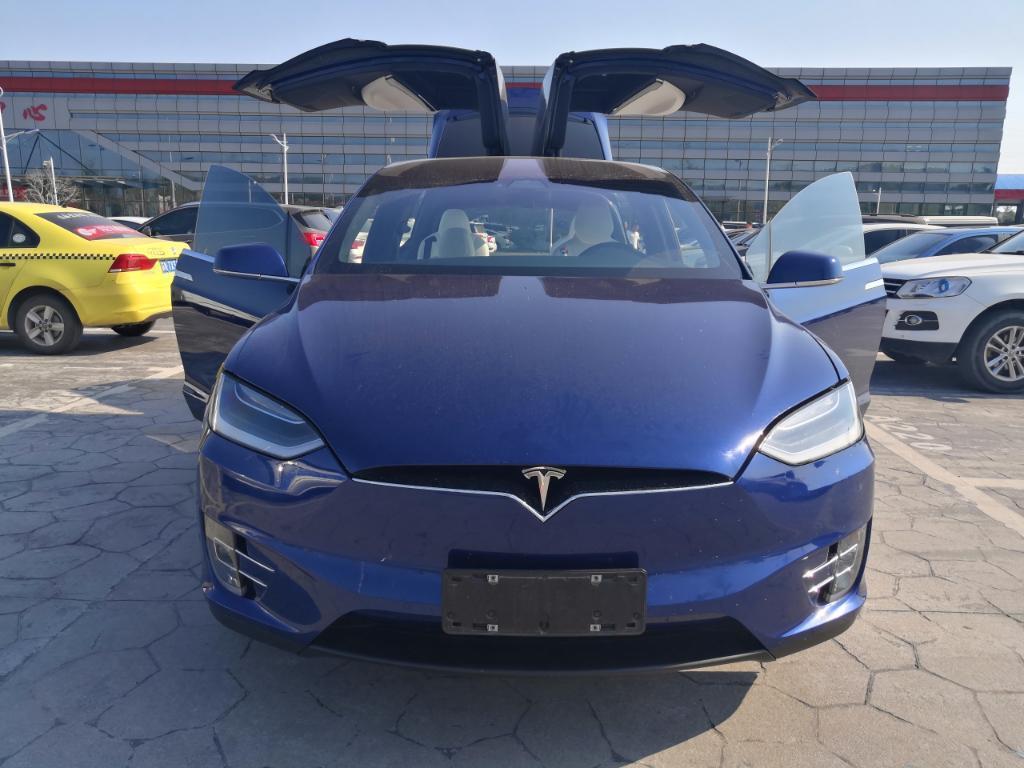 宿迁2018年5月特斯拉modelx2017款modelx100d长续航版蓝色自动档