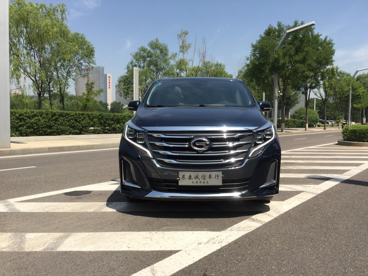 太原2020年3月广汽传祺m82020款390t尊贵版蓝色手自一体