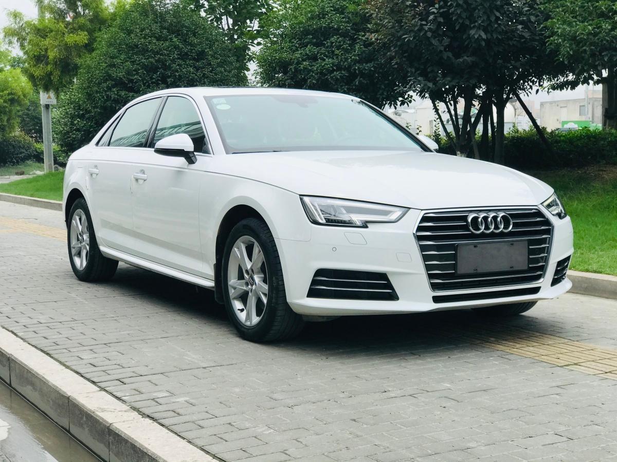 温州2018年11月奥迪奥迪a4l2019款40tfsi进取型国vi白色自动档