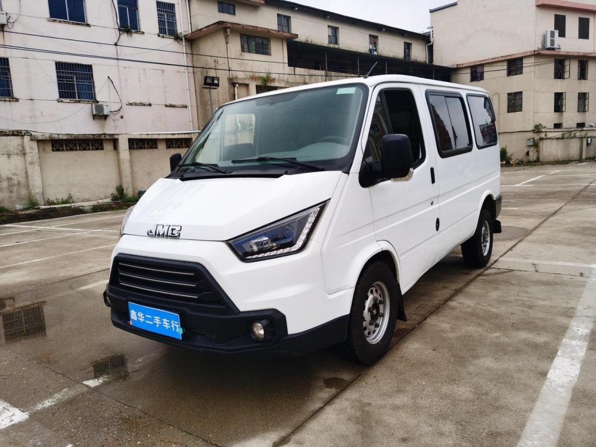 南昌2019年3月江铃特顺2017款28t商运型短轴低顶678座jx493白色自动档