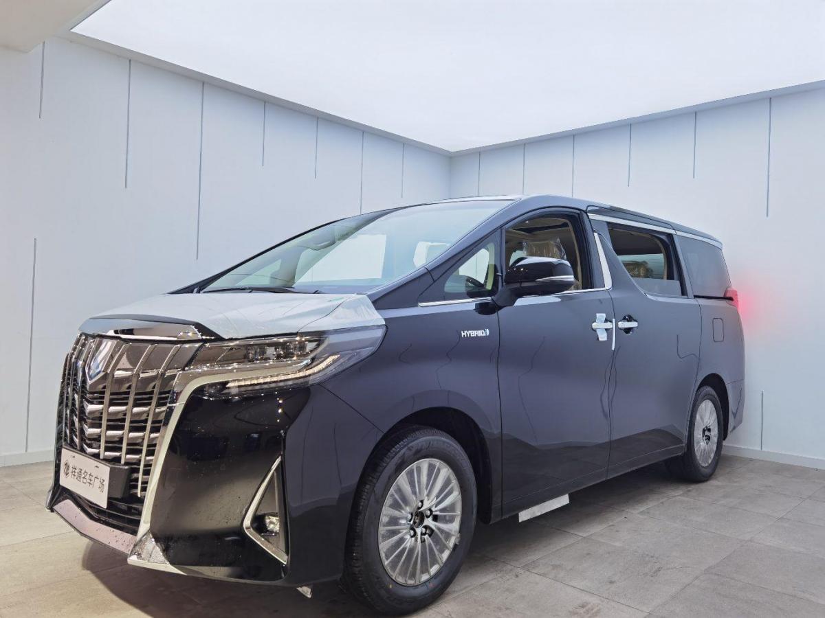 丽水未上牌丰田埃尔法2020款双擎25l豪华版黑色自动档