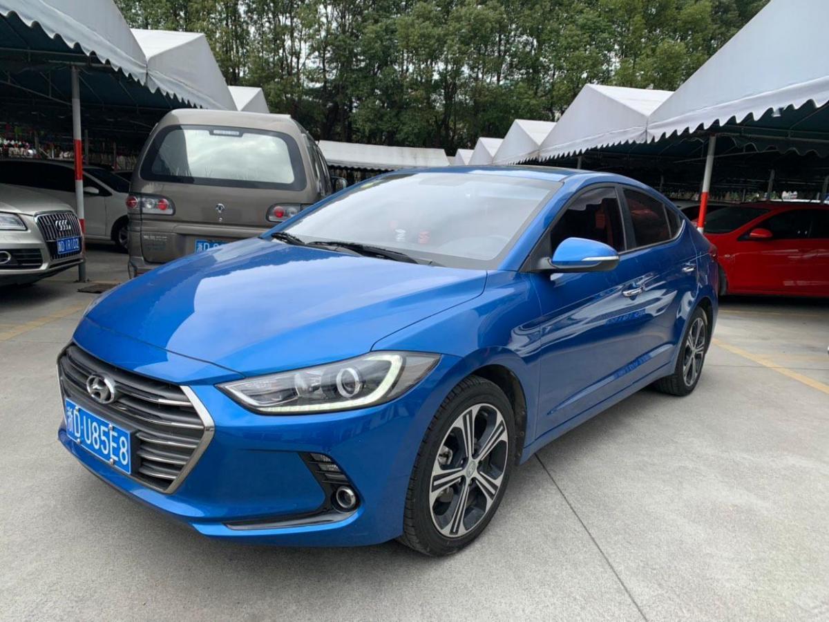 绍兴2018年8月现代领动2018款14t双离合炫动99活力型蓝色自动档