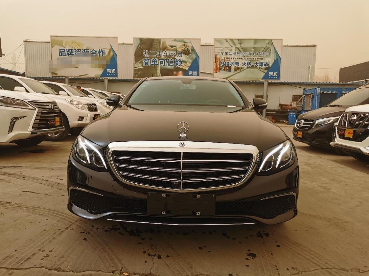 承德2019年10月奔驰奔驰e级2019款改款e300l时尚型黑色手自一体
