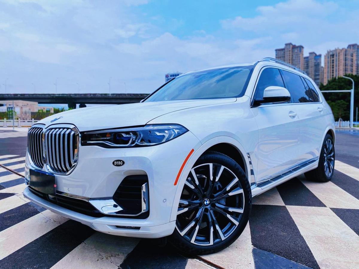 宝马 宝马x7 2020款 xdrive40i 尊享型豪华套装 白色 手自一体
