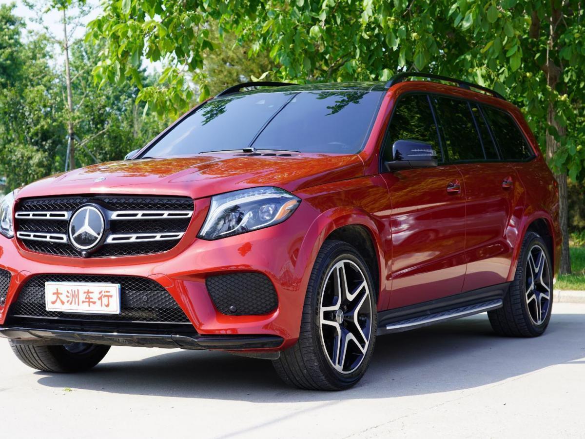 济南2020年7月奔驰奔驰glsgls45030t美规红色自动档