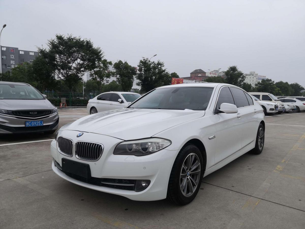 温州2012年1月宝马宝马5系2012款523li领先型白色手自一体