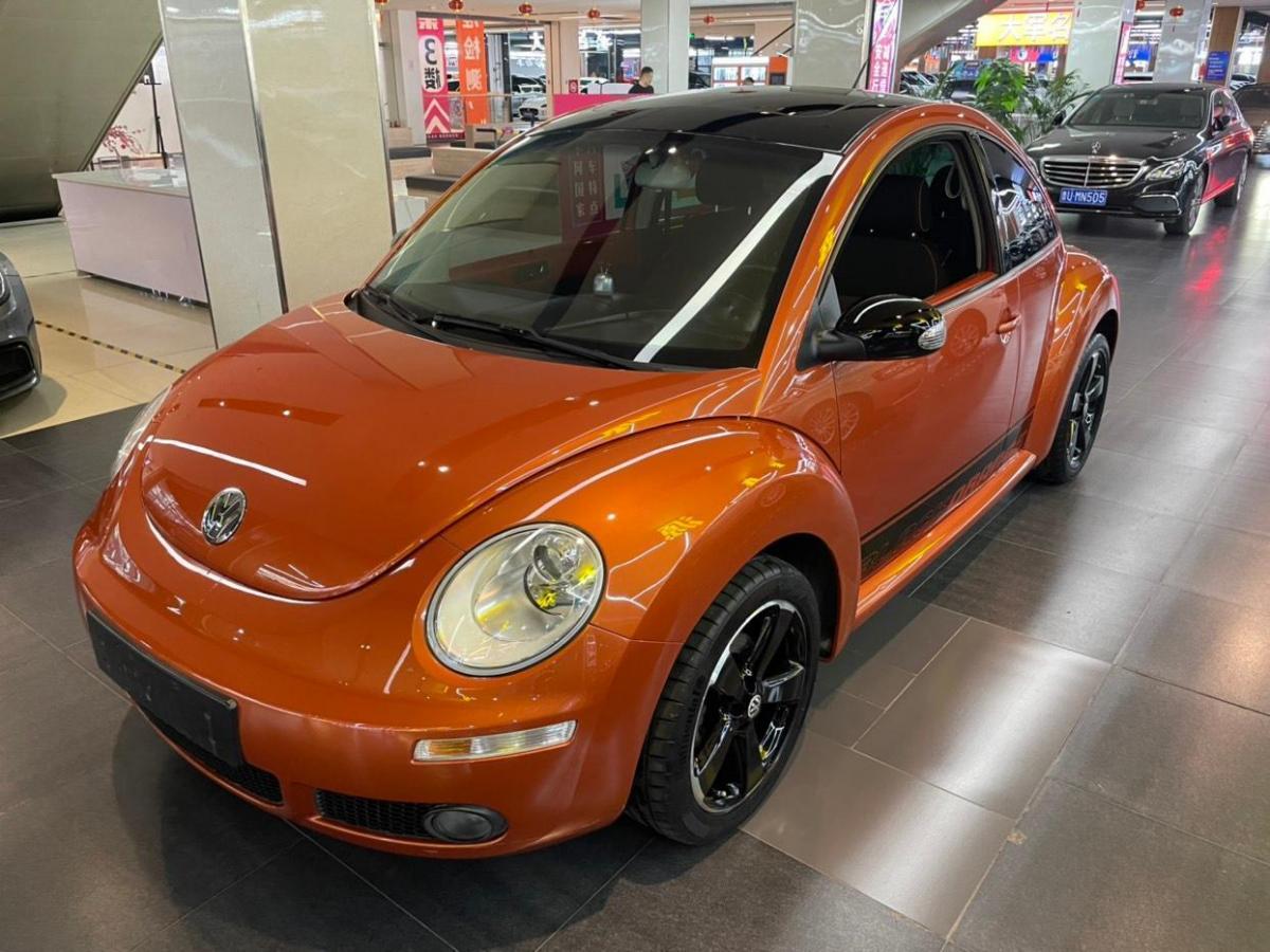 青岛2021年3月大众甲壳虫2010款20blackorange舒适版橙色手自一体