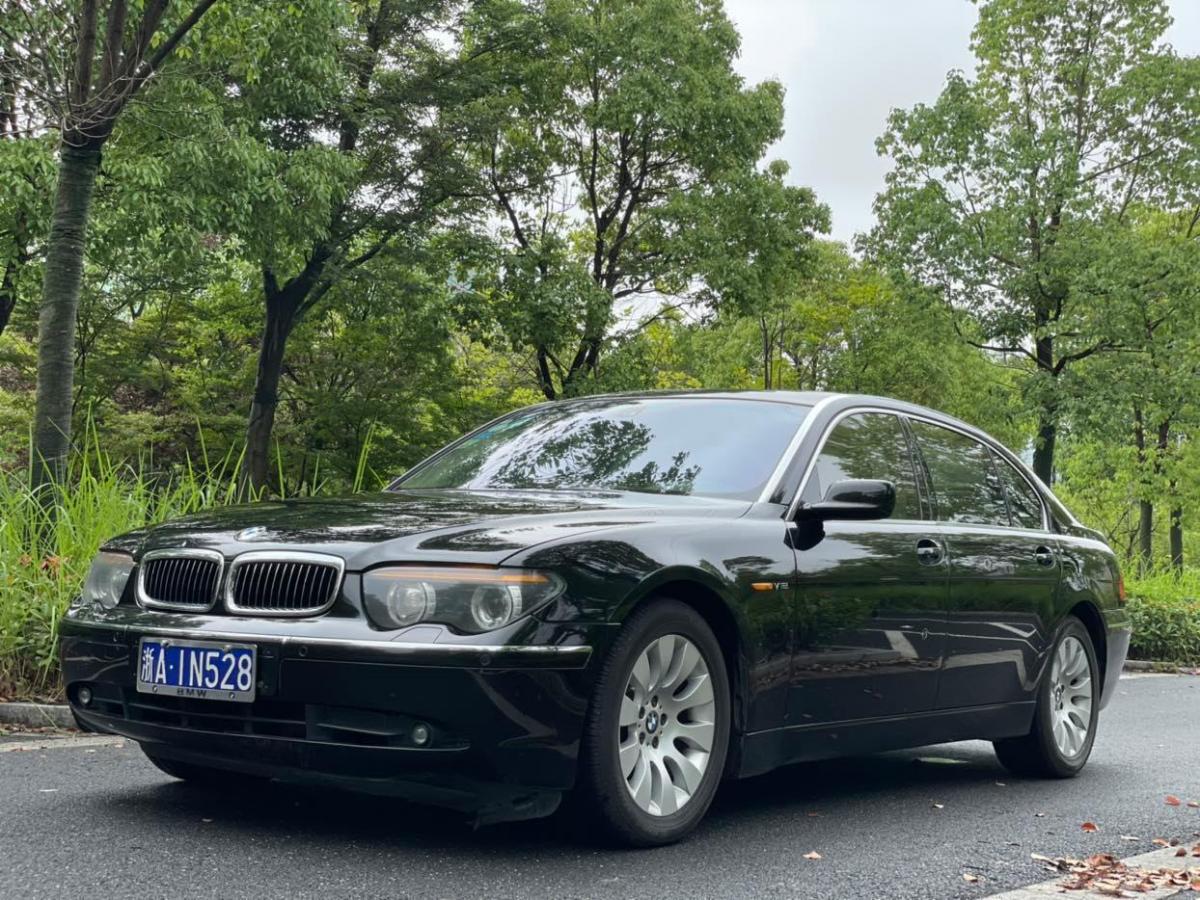绍兴2004年3月宝马宝马7系2004款760li黑色手自一体