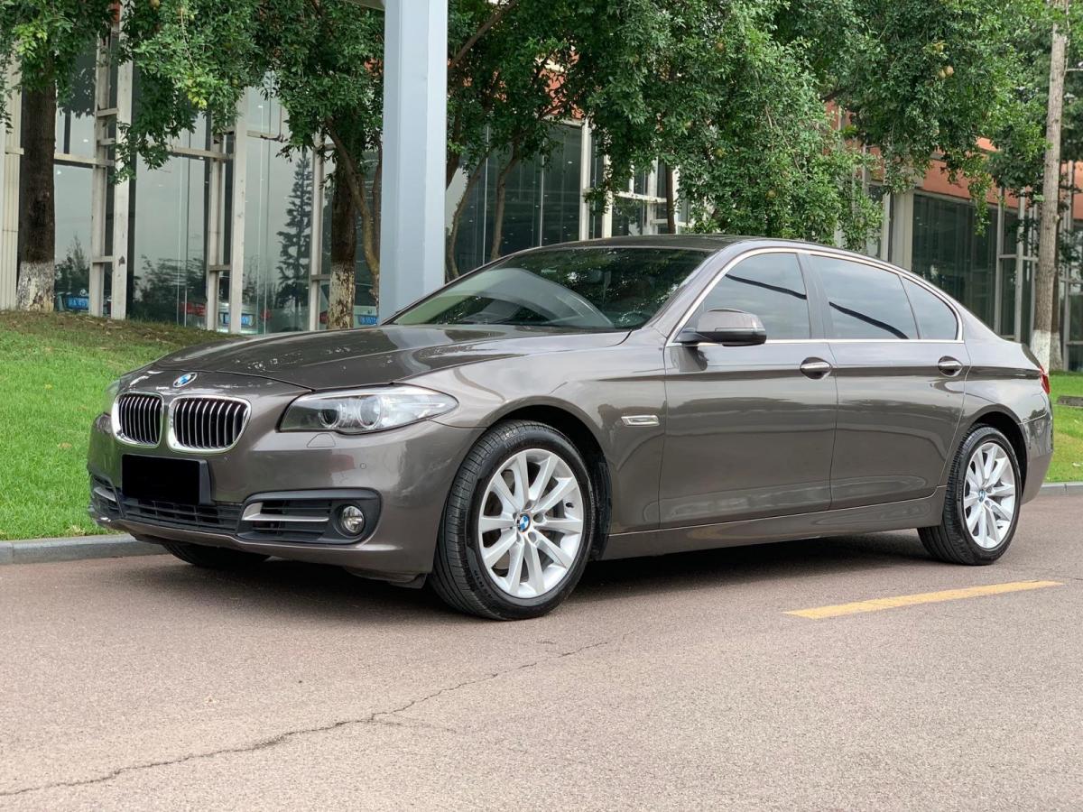 成都2014年1月宝马宝马5系2014款530li领先型灰色自动档