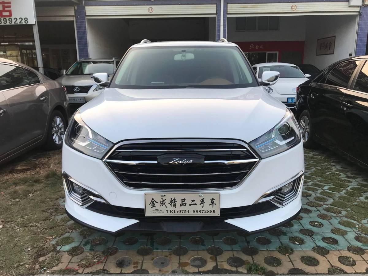 汕头2019年1月众泰t3002017款15tcvt尊享型白色自动档