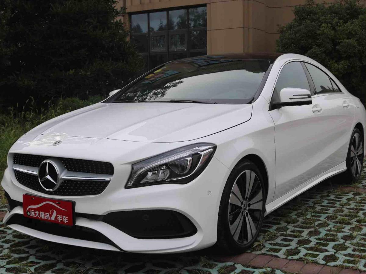 泰州2017年04月奔驰奔驰cla级2017款cla20016t时尚型白色自动档