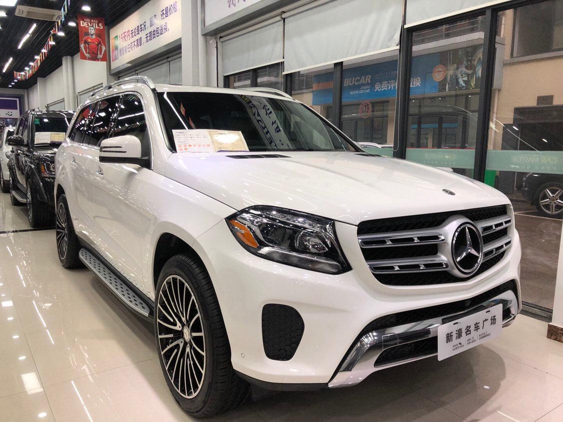 金华2018年6月奔驰奔驰gls2019款gls45030t运动版白色手自一体