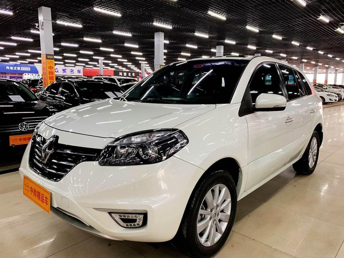 济南2016年3月雷诺科雷傲2016款20lcvt时尚版两驱白色自动档