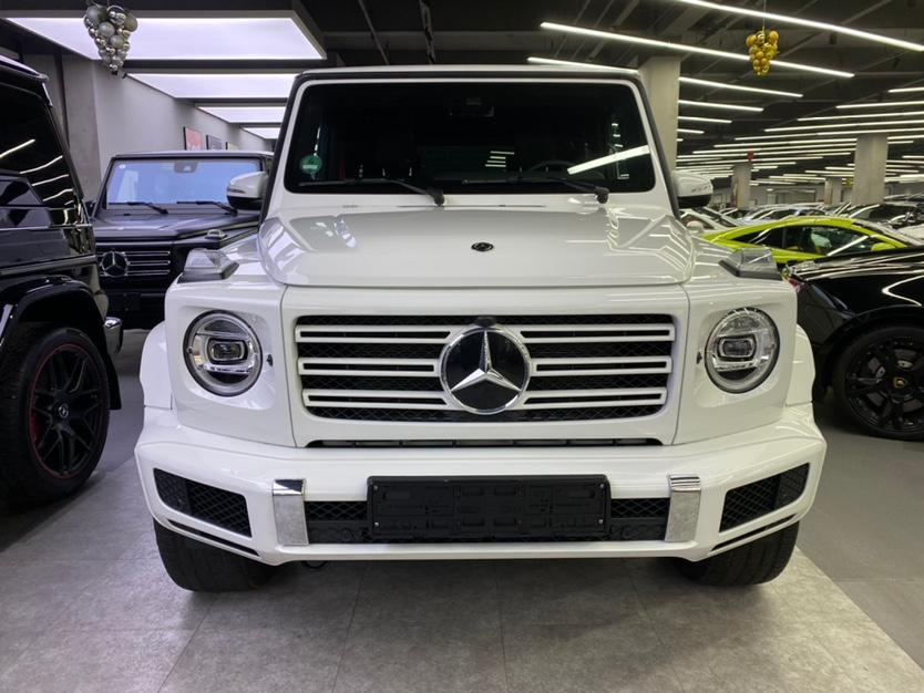 杭州2020年3月奔驰奔驰g级2020款g500白色手自一体