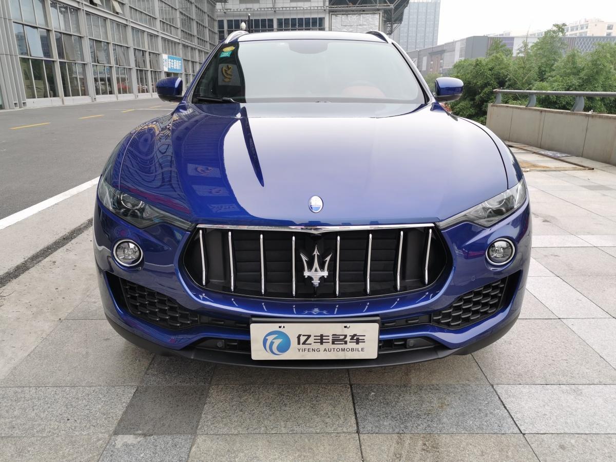 杭州2019年2月玛莎拉蒂levante2018款30t经典版蓝色手自一体