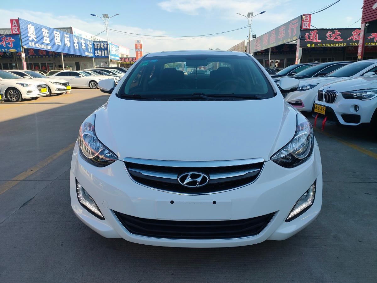 临沂2015年9月现代朗动2015款16l自动领先型白色手自一体