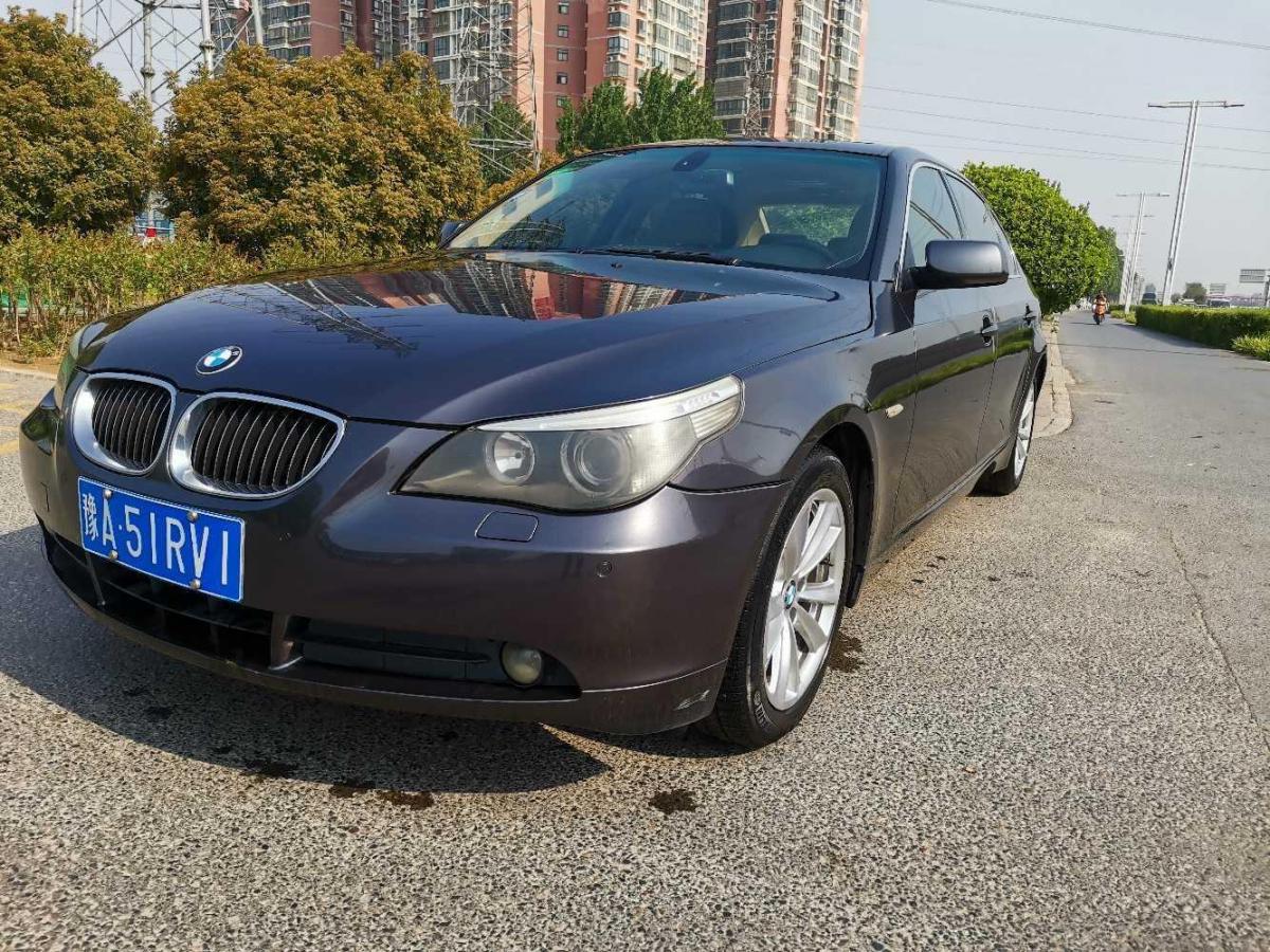 郑州2007年6月宝马宝马5系2007款523li典雅型灰色手自一体