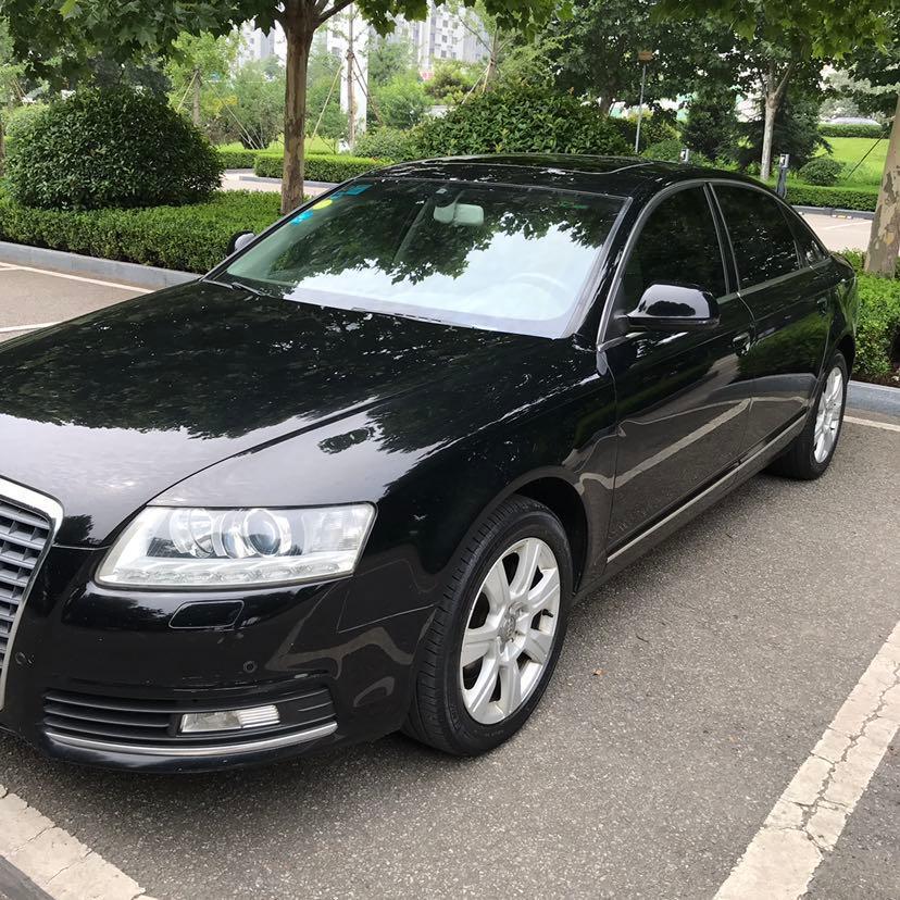 【临沂】2009年8月 奥迪 奥迪a6l 2009款 2.4l 豪华型 黑色 自动档