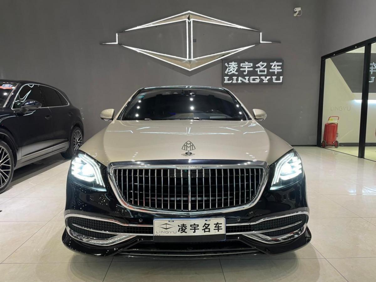 常州2020年6月奔驰迈巴赫s级2019款s4504matic黑色手自一体