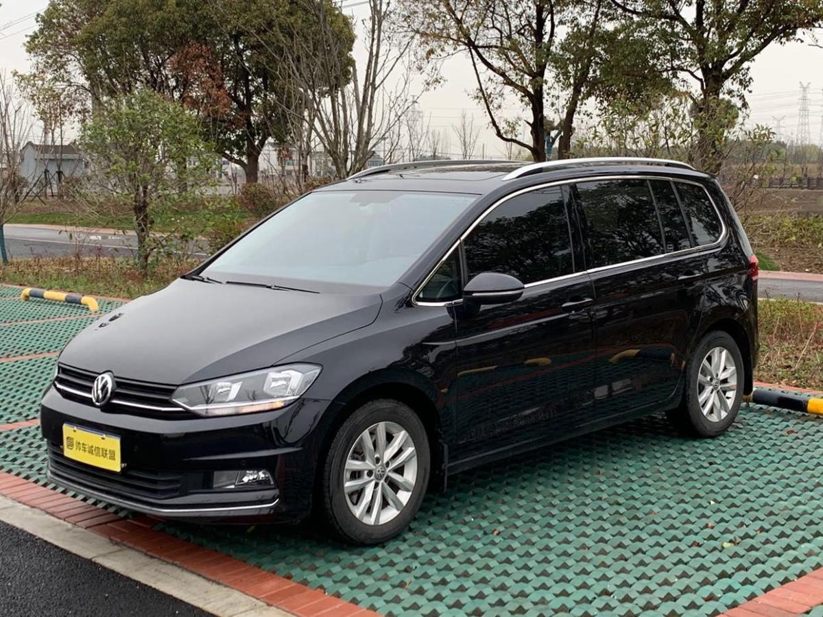 苏州2018年6月大众途安2018款途安l280tsi自动舒适版7座黑色自动档