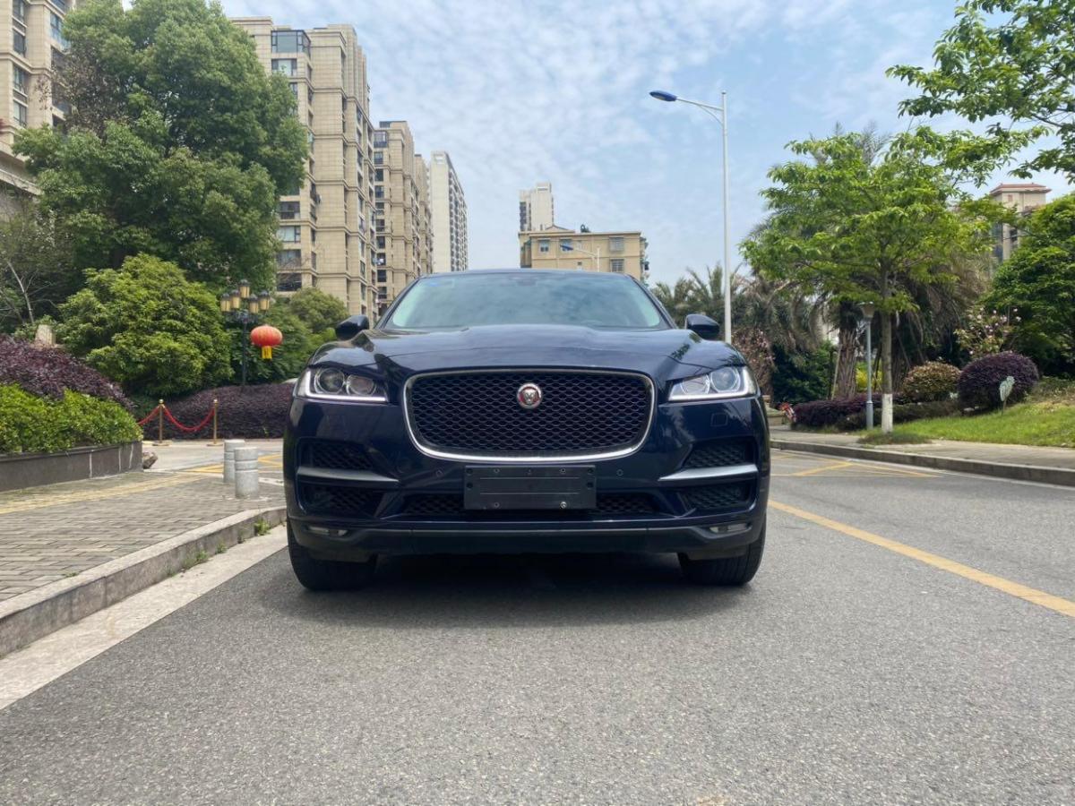 温州2018年6月捷豹fpace2018款20t四驱都市尊享版蓝色手自一体