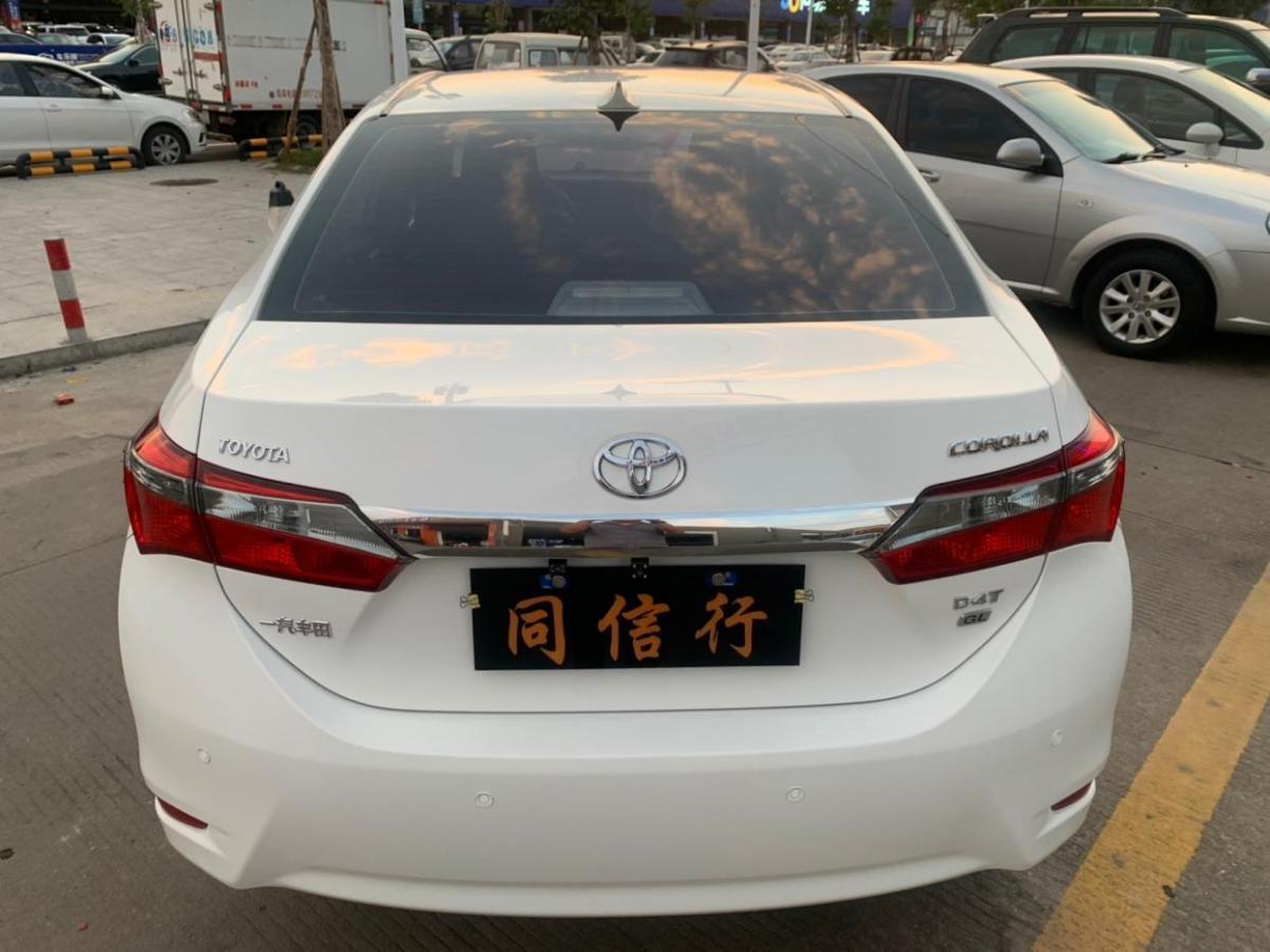 【东莞】2017年10月 丰田 卡罗拉 2017款 1.2t cvt gl 自动档
