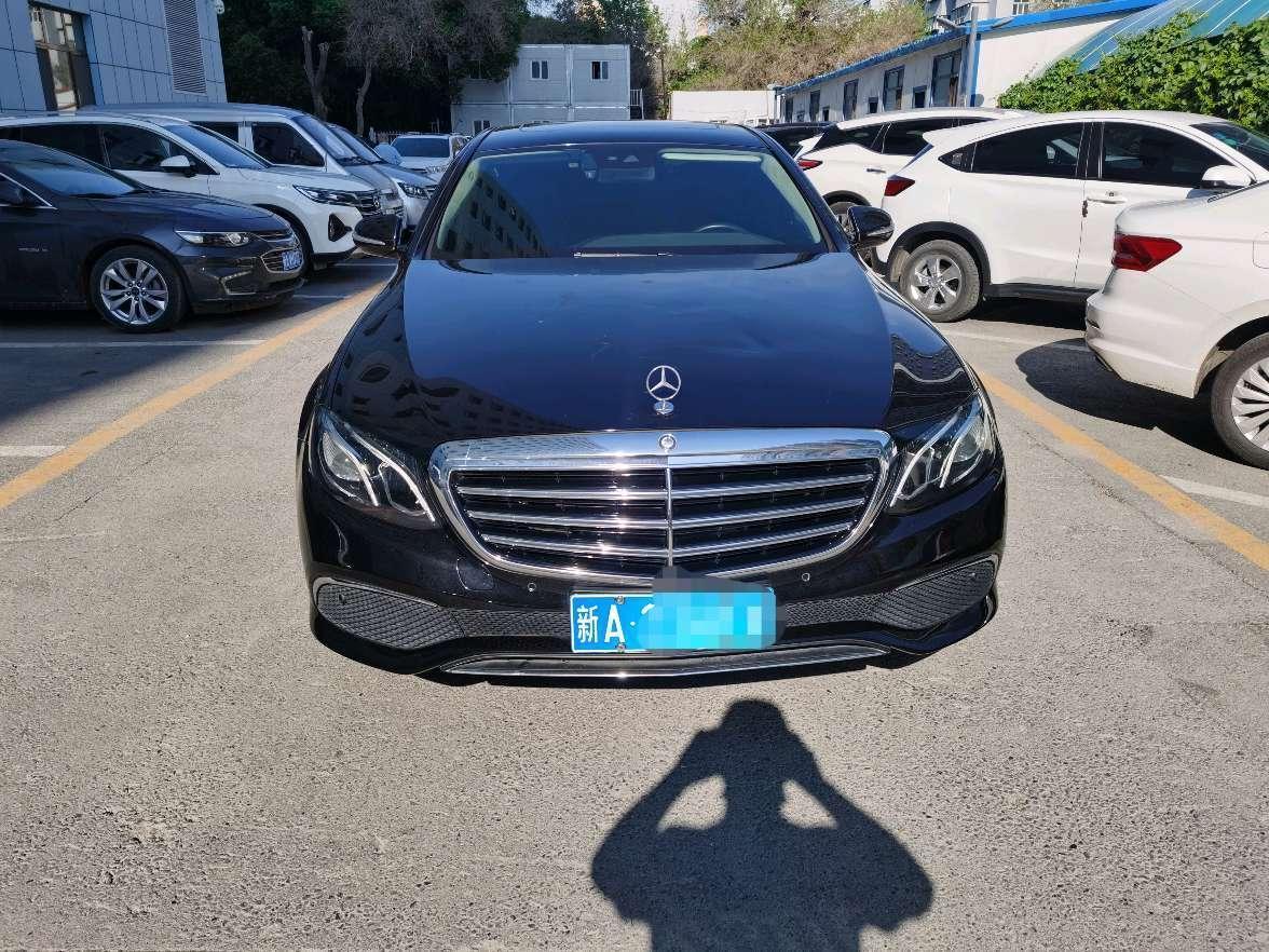 乌鲁木齐2016年6月奔驰奔驰e级2016款e200l20t黑色手自一体