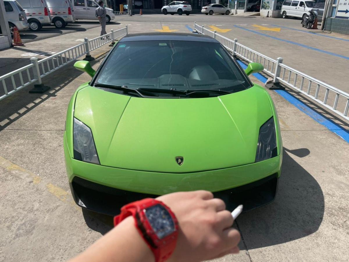 枣庄2010年10月兰博基尼gallardo2009款lp5604spyder绿色自动档