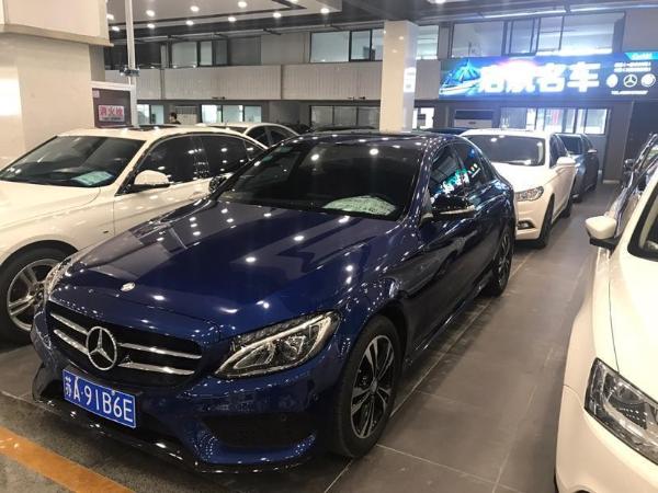 南京2016年12月奔驰奔驰c级2017款c20020t运动版蓝色