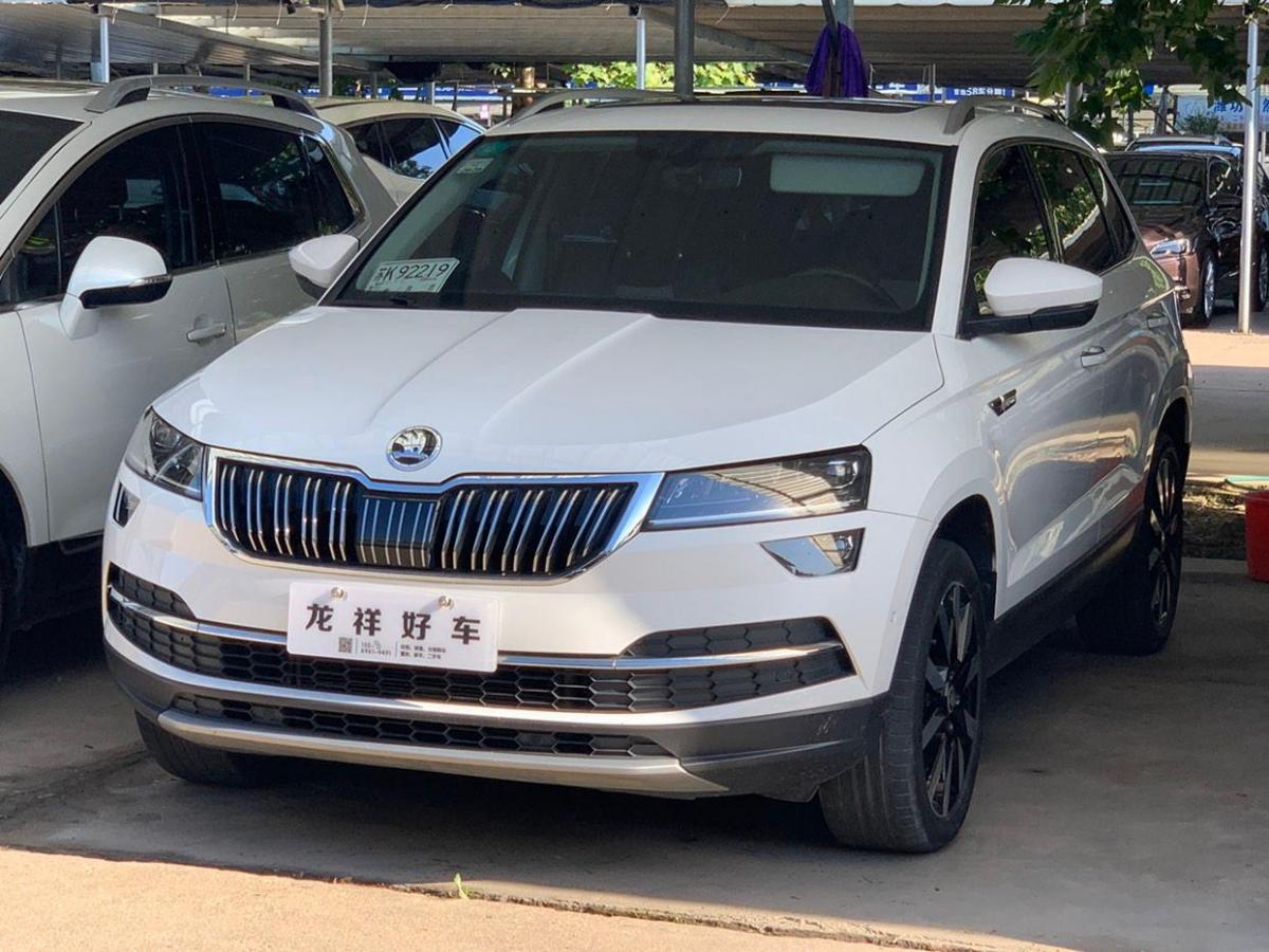 潍坊2018年6月斯柯达柯珞克2018款tsi280旗舰版国vi白色自动档