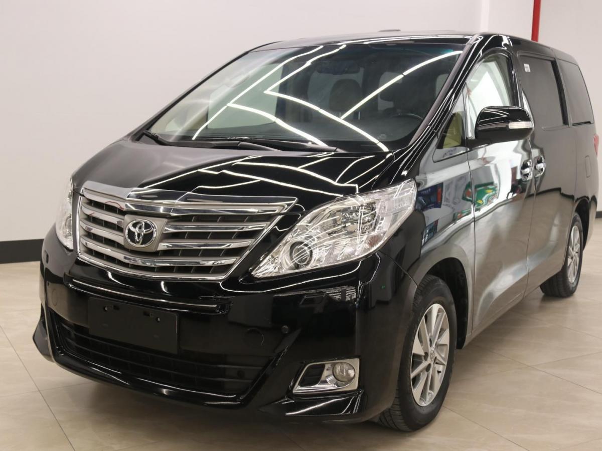 杭州2012年7月丰田埃尔法2012款35l豪华版黑色自动档