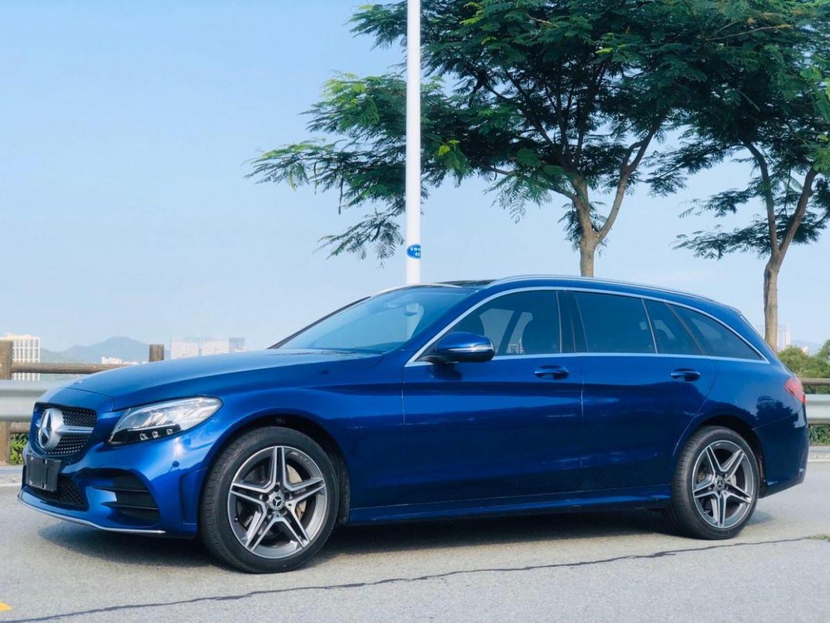 厦门2020年6月奔驰奔驰c级2020款c260旅行轿车蓝色手自一体