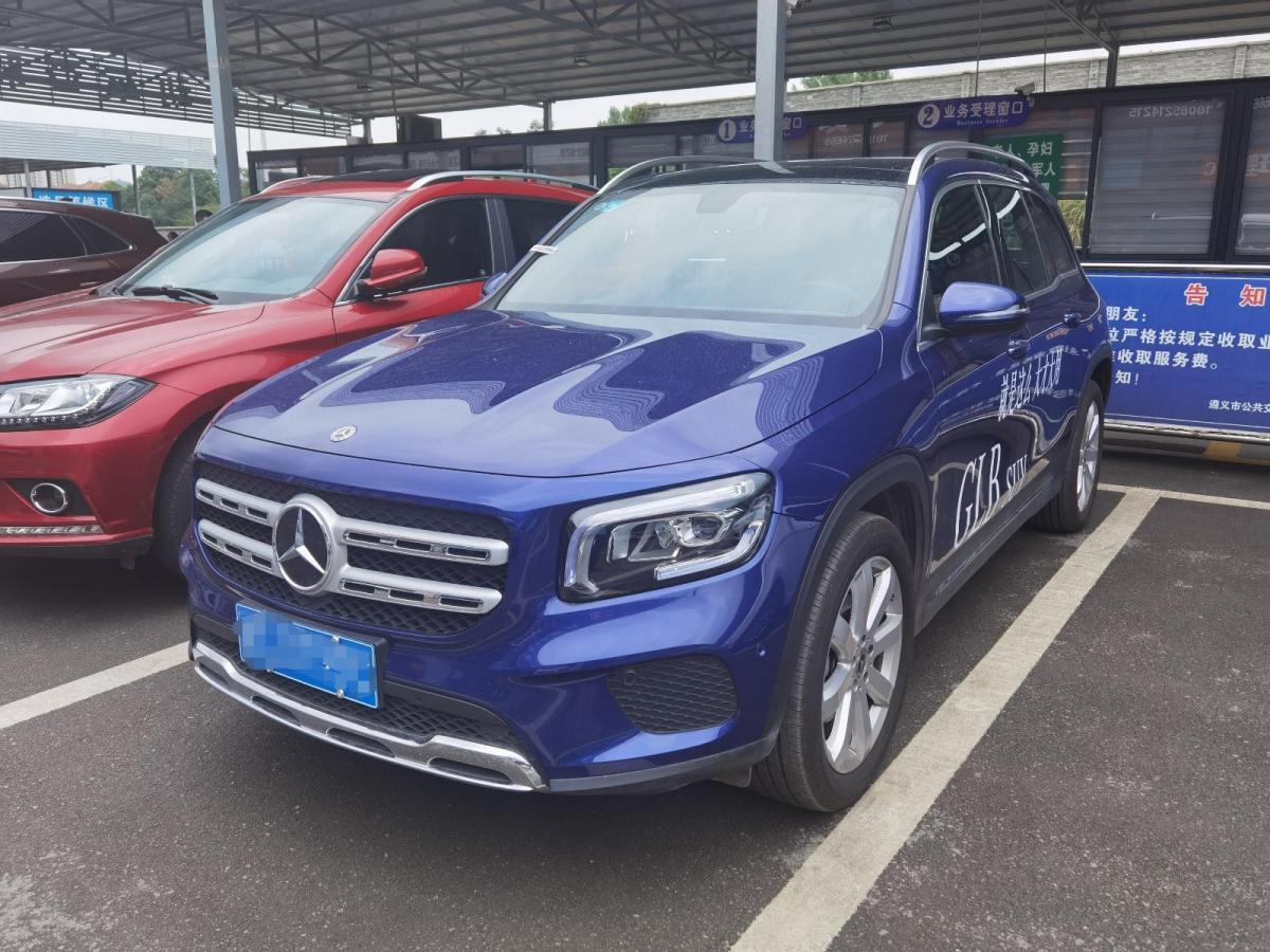 杭州2020年7月奔驰奔驰glb2020款glb200时尚型蓝色自动档