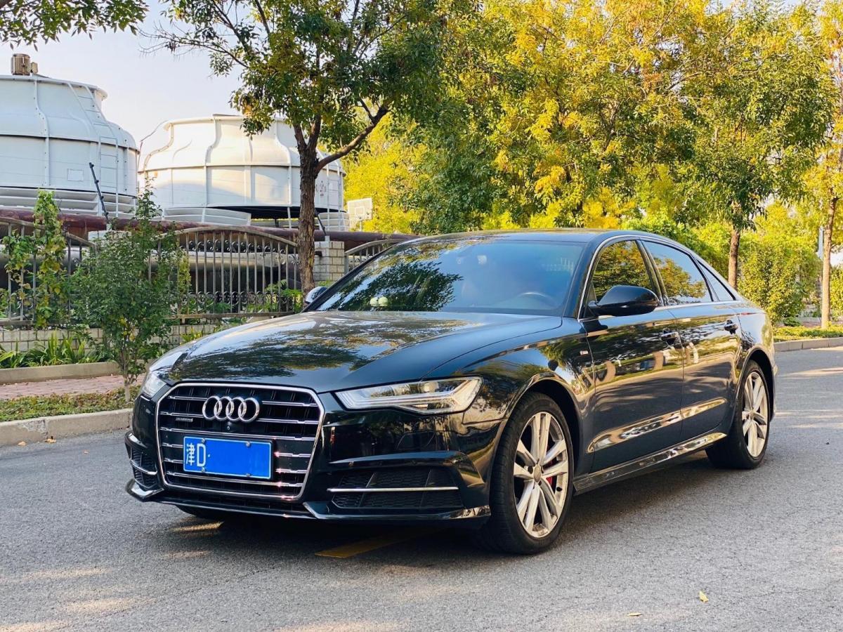 天津2018年3月奥迪奥迪a6l2018款45tfsiquattro运动型黑色自动档