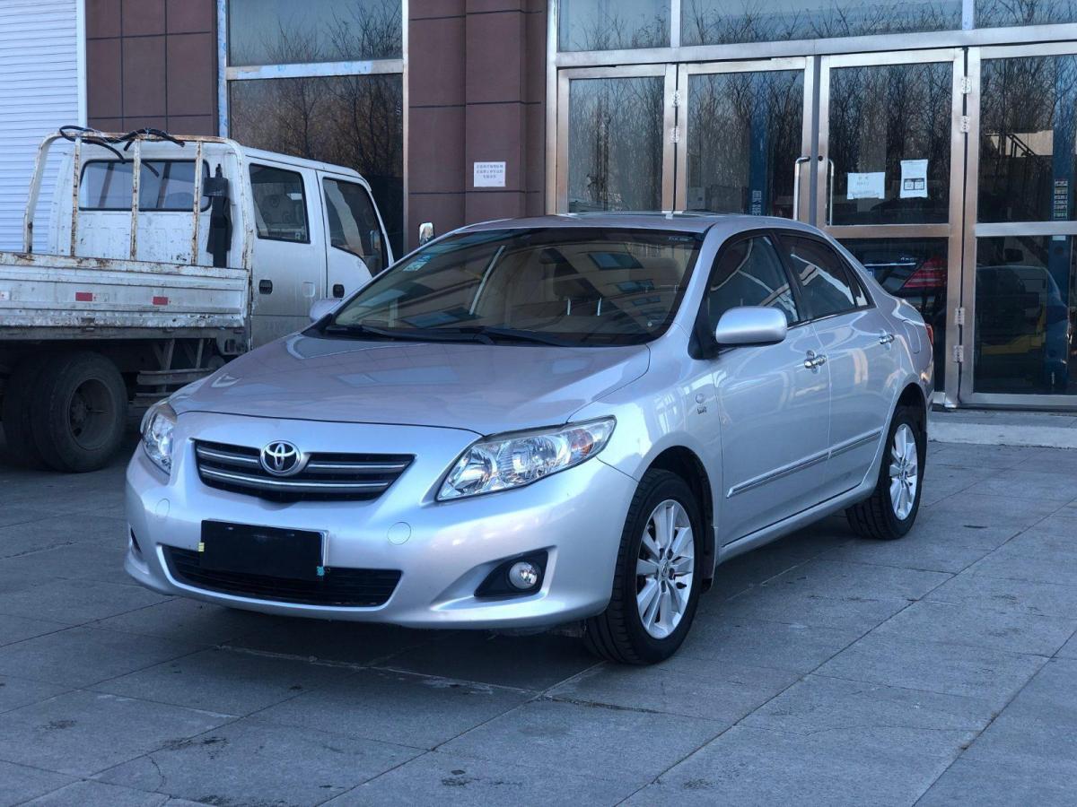 盘锦2009年12月丰田卡罗拉2009款18l自动glxi特别纪念版银灰自动档