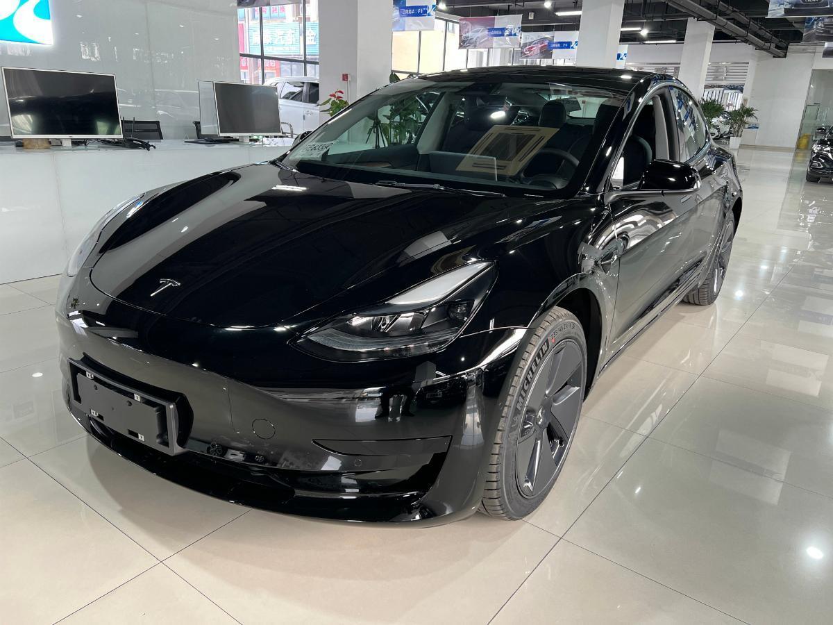 苏州2022年2月特斯拉model32022款后驱版黑色自动档