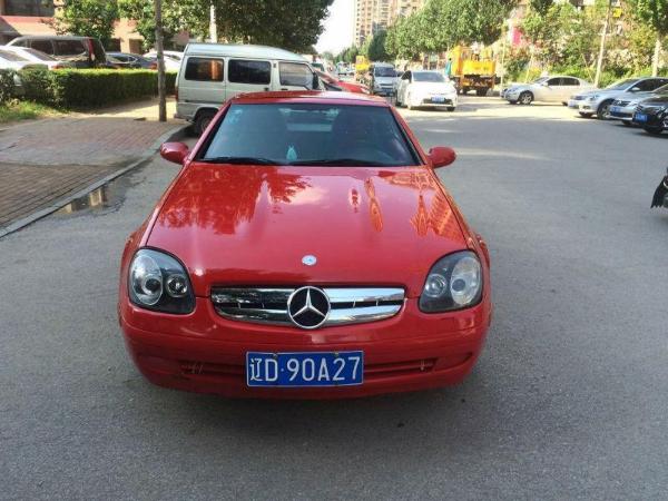沈阳1998年10月奔驰奔驰slk级2000款slk230k23t红色自动档