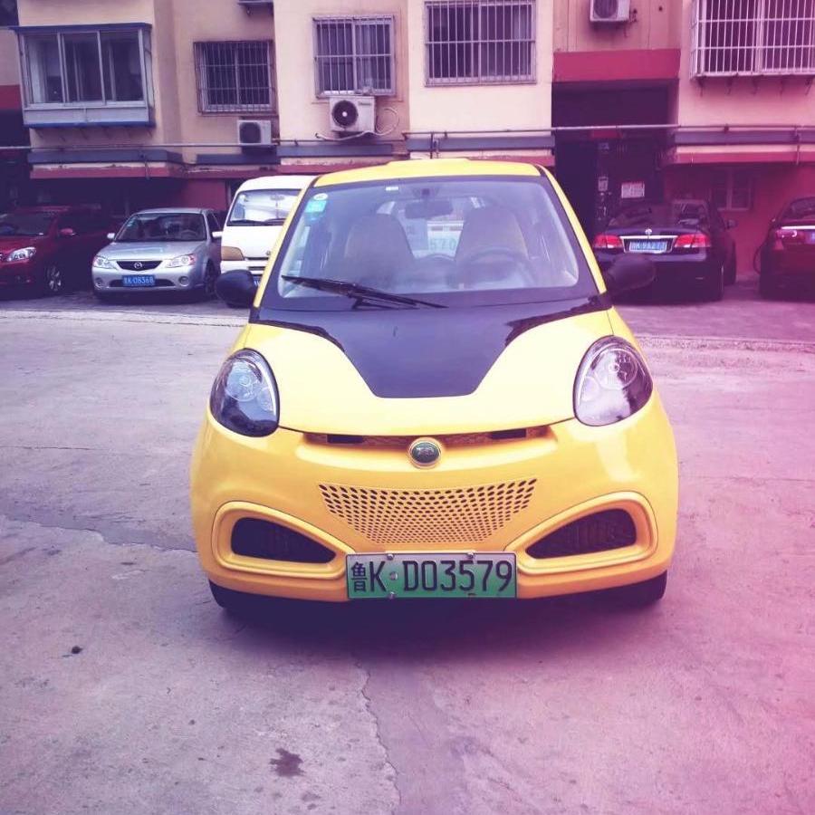 威海2016年6月知豆d12016款d1纯电动轿车黄色自动档