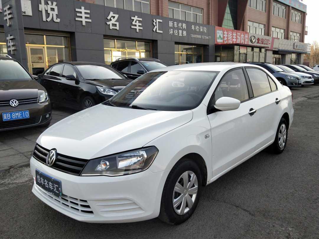 【唐山】2014年6月 大众 捷达 2014款 1.6l 时尚型 白色 手动挡