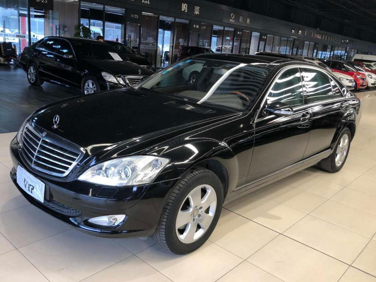 台州2009年8月奔驰奔驰s级2009款s35035l动感型黑色手自一体