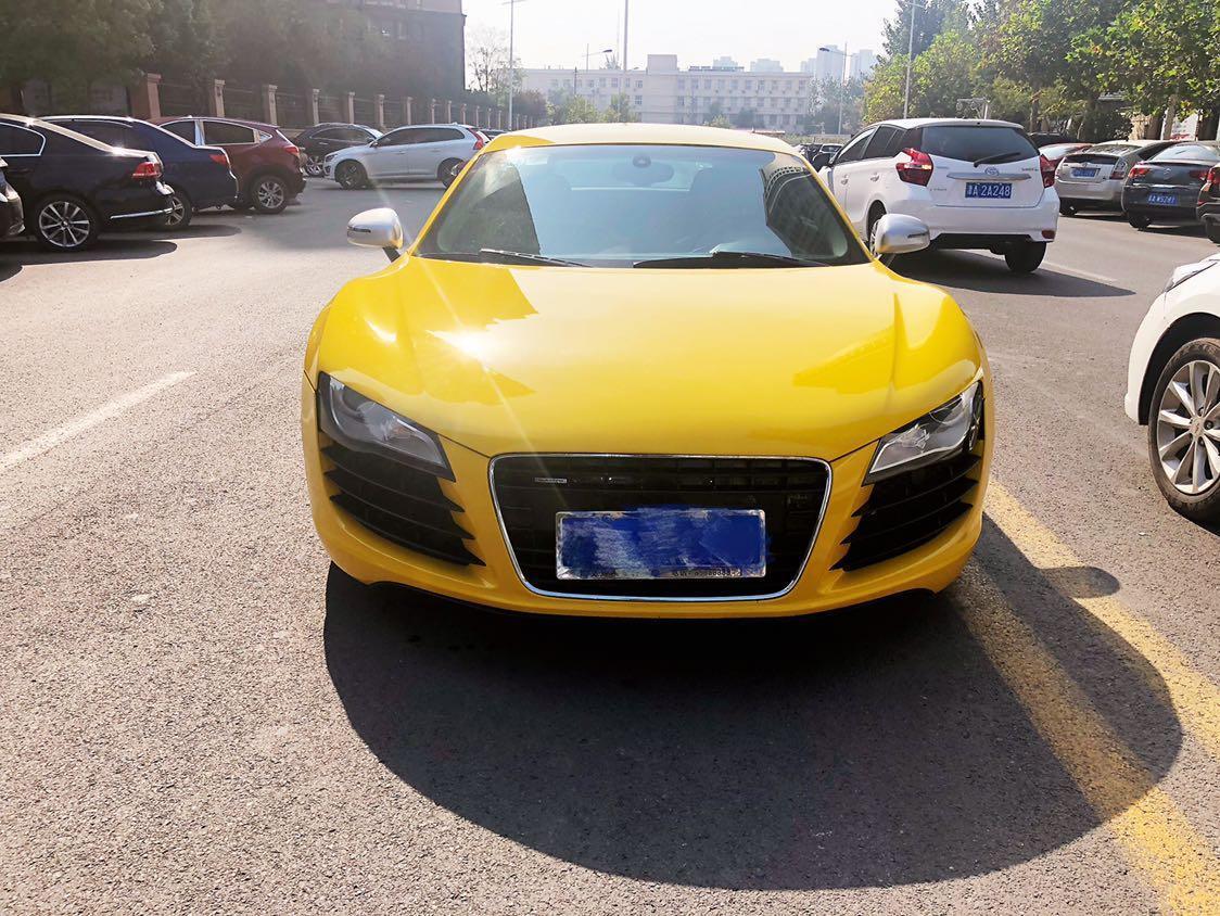 天津2008年9月奥迪奥迪r82008款r842l黄色手自一体