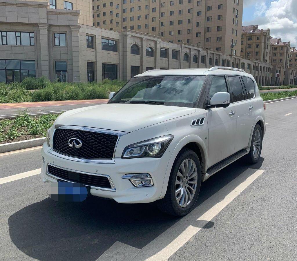 长春未上牌英菲尼迪qx802016款56l4wd白色手动挡