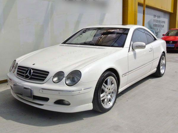 【宁波】2002年2月 奔驰 cl级 cl500 5.0 v8 白色 手自一体