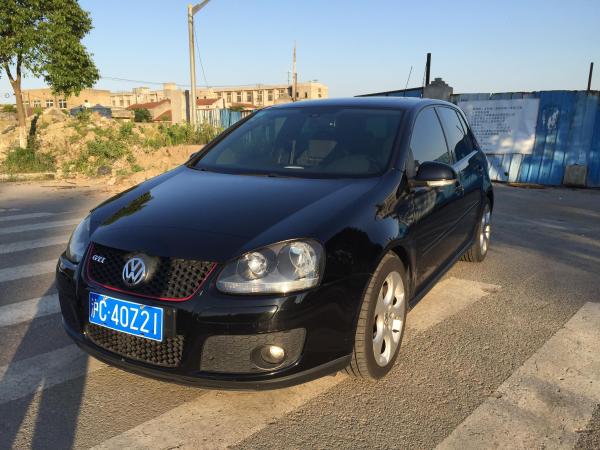 【上海】2007年4月 大众 高尔夫 golf gti 2.0t 五门版 黑色 手自一体