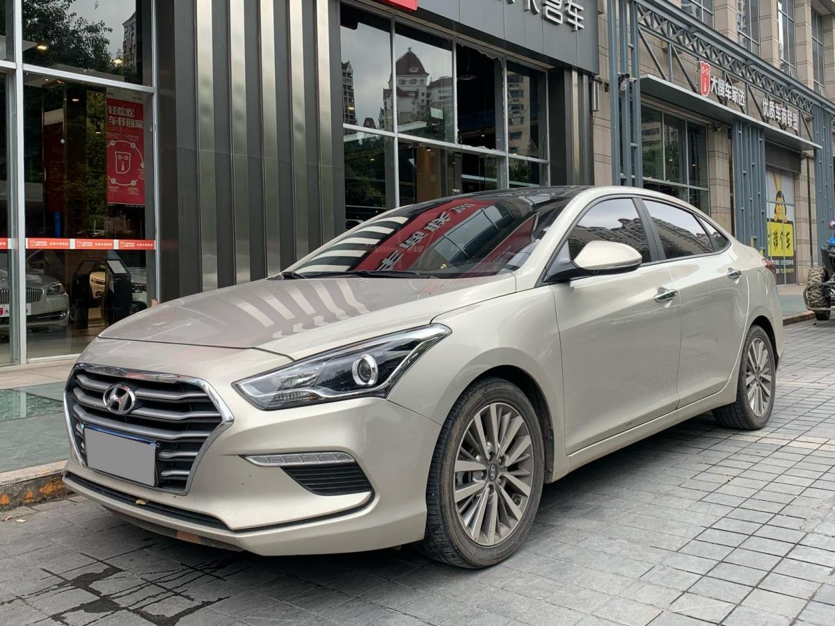 重庆2018年8月现代名图2017款18l自动尊贵型dlx香槟色手自一体