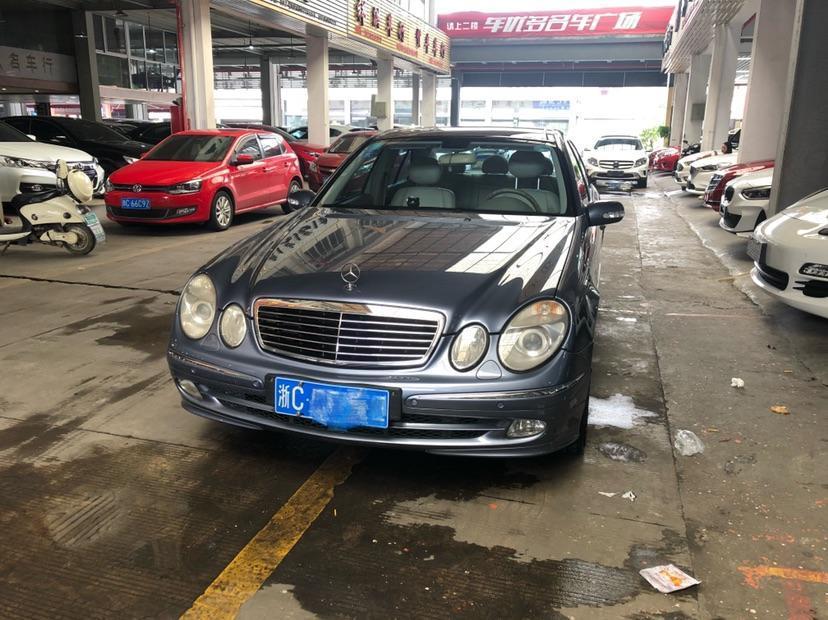 温州2005年6月奔驰奔驰e级2004款e240蓝色自动档