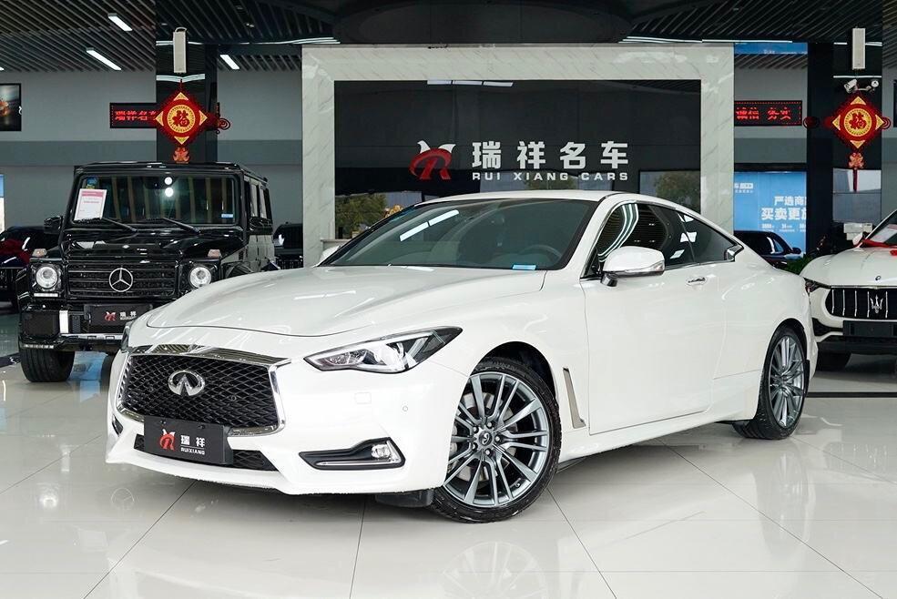 长沙2019年2月英菲尼迪q602017款s20t豪华运动版白色手自一体