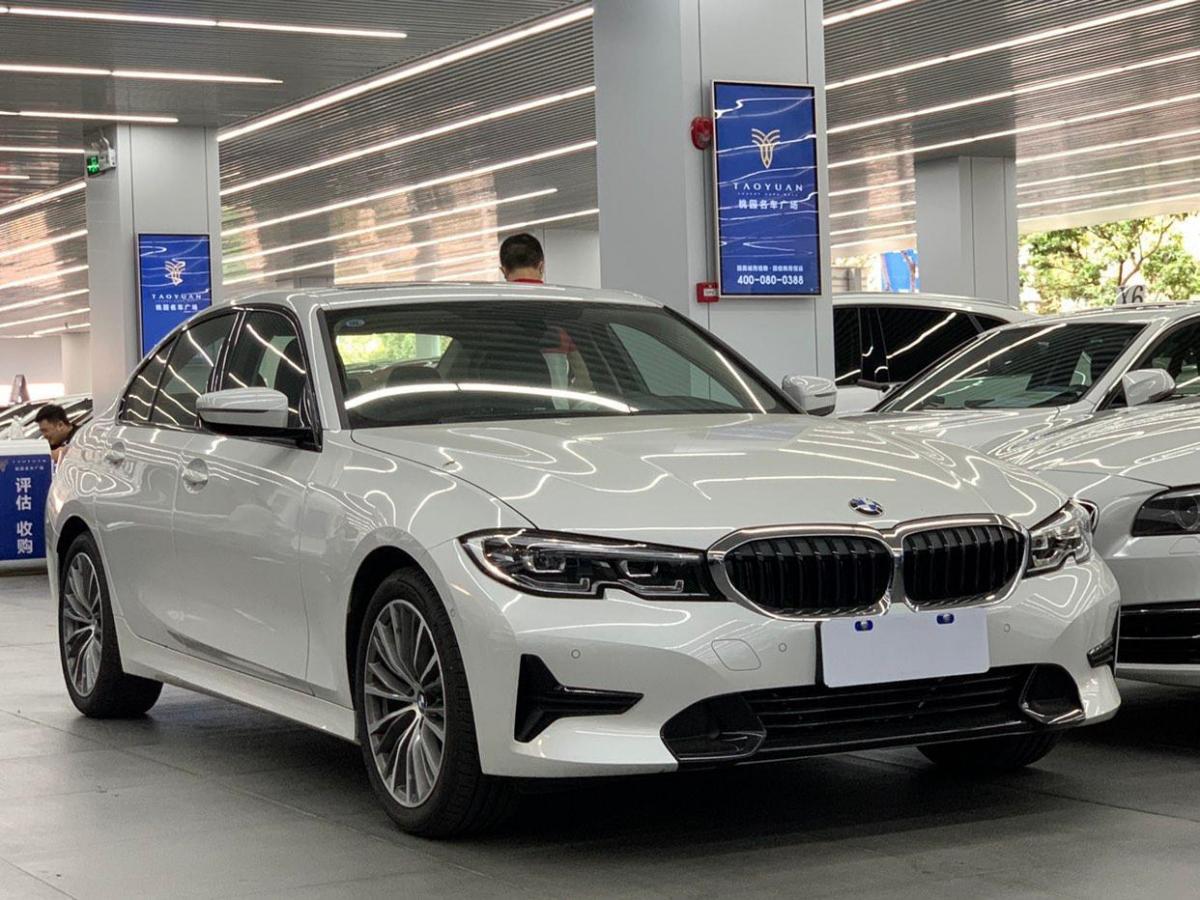 深圳2021年3月宝马宝马3系2021款320i运动套装白色手自一体